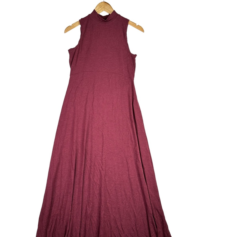 Calvin Klein Turtle Neck Sleeveless Maxi Dress Size 4